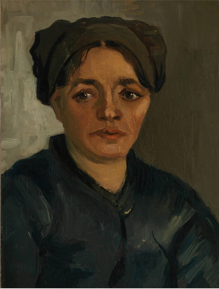 Head Of A Peasant Woman With Dark Cap 6